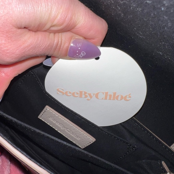 See by Chloe Gray Crossbody Bag NWOT - Picture 7 of 7